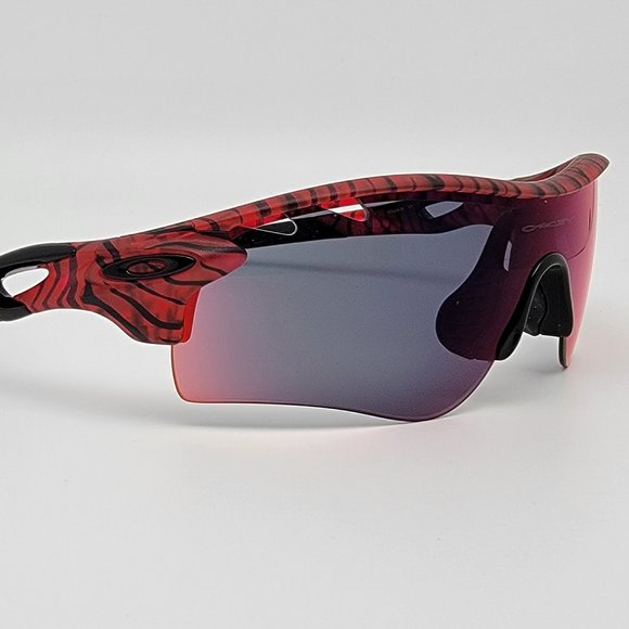 Oakley OO9206-35 RadarLock Path Urban Jungle Red Frame +Red Iridium Sunglasses - Picture 7 of 14